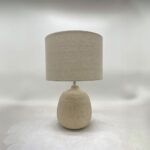 PIEDRA ΦΩΤΙΣΤΙΚΟ ΕΠΙΤΡΑΠΕΖΙΟ 18x18x42cm ΚΕΡΑΜΙΚΟ ΜΠΕΖ ΛΙΝΟ 032354 - Image 2