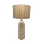 ZED ΦΩΤΙΣΤΙΚΟ ΕΠΙΤΡΑΠΕΖΙΟ 15x15x65cm ΚΕΡΑΜΙΚΟ ΜΠΕΖ BAMBOO ΦΥΣΙΚΟ 032355