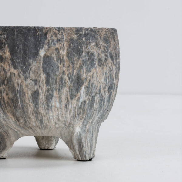 ROCKY ΚΑΣΠΩ 20x20x18cm ΚΕΡΑΜΙΚΟ ΑΝΘΡΑΚΙ ΜΠΕΖ 032401 - Image 4