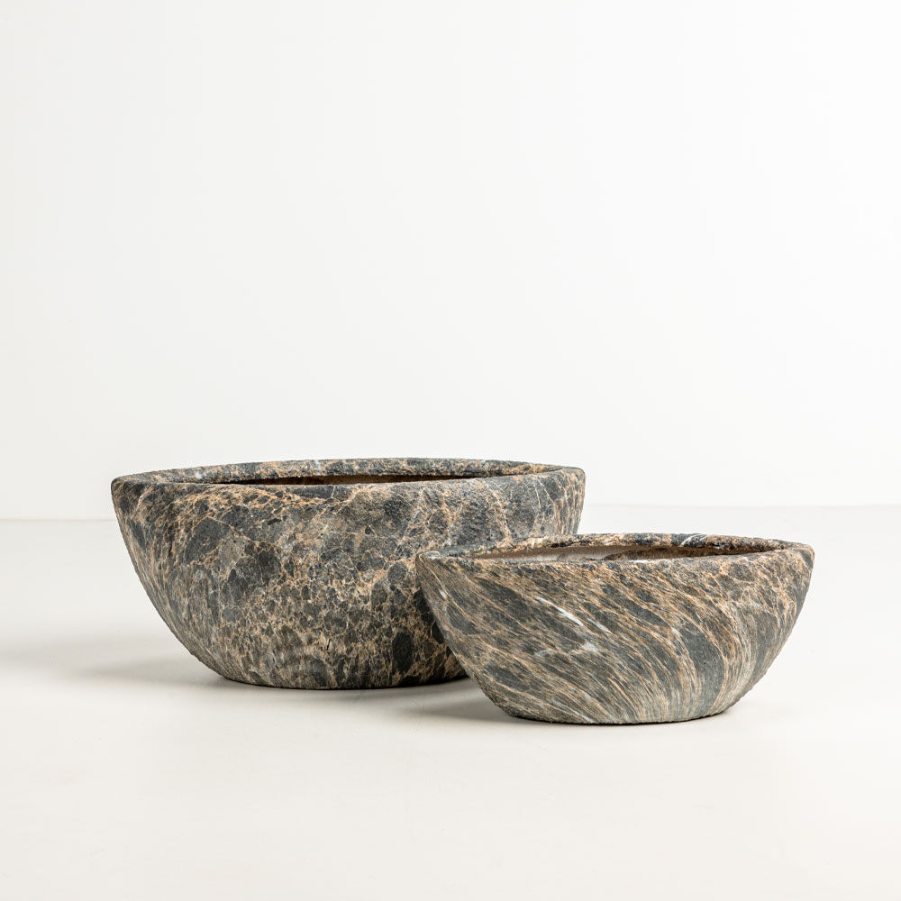 032413-xc202-first-_1 GASHER ΚΑΣΠΩ ΣΕΤ 2ΤΜΧ 46x22x20cm ΚΕΡΑΜΙΚΟ ΑΝΘΡΑΚΙ ΜΠΕΖ 032413 - Image 1
