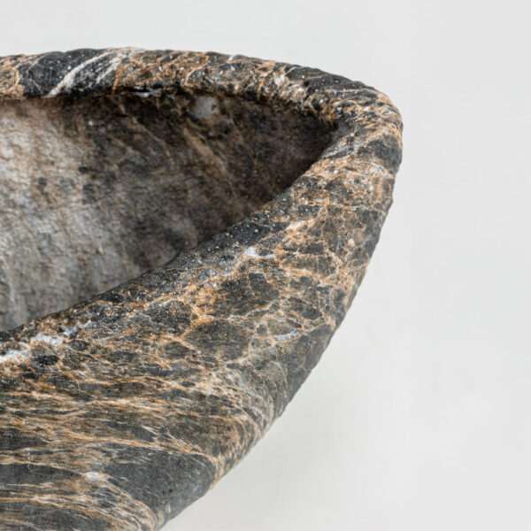 GASHER ΚΑΣΠΩ ΣΕΤ 2ΤΜΧ 46x22x20cm ΚΕΡΑΜΙΚΟ ΑΝΘΡΑΚΙ ΜΠΕΖ 032413 - Image 5