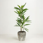 GASHER ΓΛΑΣΤΡΑ ΣΕΤ 3ΤΜΧ 42x42x35cm ΚΕΡΑΜΙΚΟ ΑΝΘΡΑΚΙ ΜΠΕΖ 032416 - Image 2