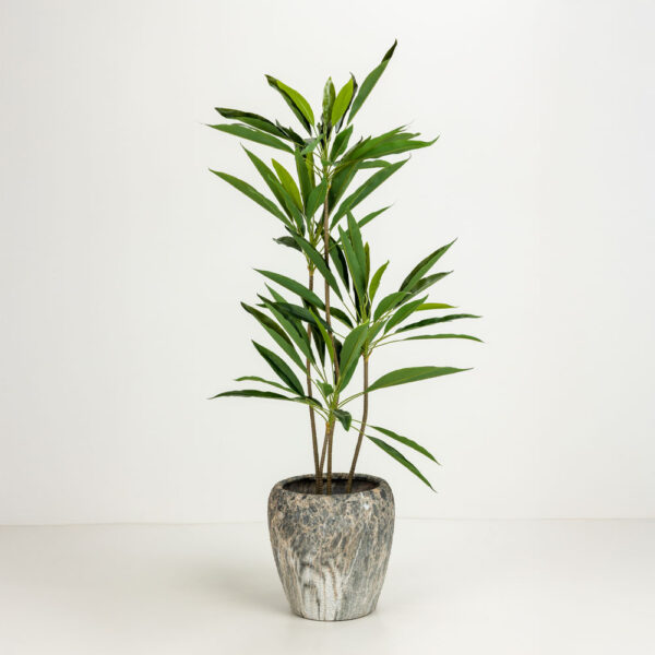 GASHER ΓΛΑΣΤΡΑ ΣΕΤ 3ΤΜΧ 42x42x35cm ΚΕΡΑΜΙΚΟ ΑΝΘΡΑΚΙ ΜΠΕΖ 032416 - Image 2