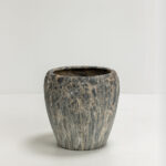 GASHER ΓΛΑΣΤΡΑ ΣΕΤ 3ΤΜΧ 42x42x35cm ΚΕΡΑΜΙΚΟ ΑΝΘΡΑΚΙ ΜΠΕΖ 032416 - Image 5