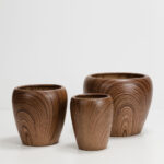 BOIS ΓΛΑΣΤΡΑ ΣΕΤ 3ΤΜΧ 42x42x35cm ΚΕΡΑΜΙΚΟ ΚΑΦΕ 032450