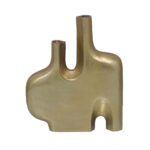 BRONTIE ΒΑΖΟ 30x7x36cm ΑΛΟΥΜΙΝΙΟ ΧΡΥΣΟ 032493