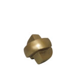 BRONTIE ΔΙΑΚΟΣΜΗΤΙΚΟ ΚΟΜΠΟΣ 13x13x13cm ΑΛΟΥΜΙΝΙΟ ΧΡΥΣΟ 032498