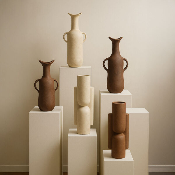 NATHEN ΒΑΖΟ 13x10x36cm ΑΛΟΥΜΙΝΙΟ ΛΕΥΚΟ 032516 - Image 2