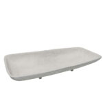 NATHEN ΔΙΣΚΟΣ ΔΙΑΚΟΣΜΗΣΗΣ 34x17x6cm ΑΛΟΥΜΙΝΙΟ ΛΕΥΚΟ 032526