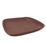 NATHEN ΔΙΣΚΟΣ ΔΙΑΚΟΣΜΗΣΗΣ 27x27x5cm ΑΛΟΥΜΙΝΙΟ TERRACOTTA 032528