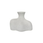 DANEET ΒΑΖΟ 24x13x18cm ΑΛΟΥΜΙΝΙΟ ΛΕΥΚΟ 032533