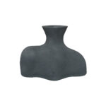 DANEET ΒΑΖΟ 31x17x22cm ΑΛΟΥΜΙΝΙΟ ΓΚΡΙ 032534