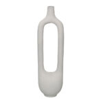 FINTON ΒΑΖΟ 17x14x62cm ΑΛΟΥΜΙΝΙΟ ΛΕΥΚΟ 032541