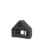 HOGAR ΔΙΑΚΟΣΜΗΤΙΚΟ ΣΠΙΤΙ 14x7x12cm ΑΛΟΥΜΙΝΙΟ ΜΑΥΡΟ 032566
