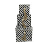 RONAN ΚΟΥΤΙ ΑΠΟΘΗΚΕΥΣΗΣ ΣΕΤ 3ΤΜΧ 22x22x20cm ΞΥΛΟ ΚΑΦΕ ΜΠΕΖ 032588