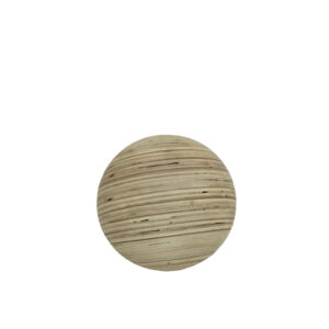 CEBO L ΔΙΑΚΟΣΜΗΤΙΚΗ ΜΠΑΛΑ 17x17x17cm ΞΥΛΟ ΦΥΣΙΚΟ 032605