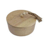 SONTO ΚΟΥΤΙ ΑΠΟΘΗΚΕΥΣΗΣ 20x20x8cm ΞΥΛΟ ΦΥΣΙΚΟ 032625