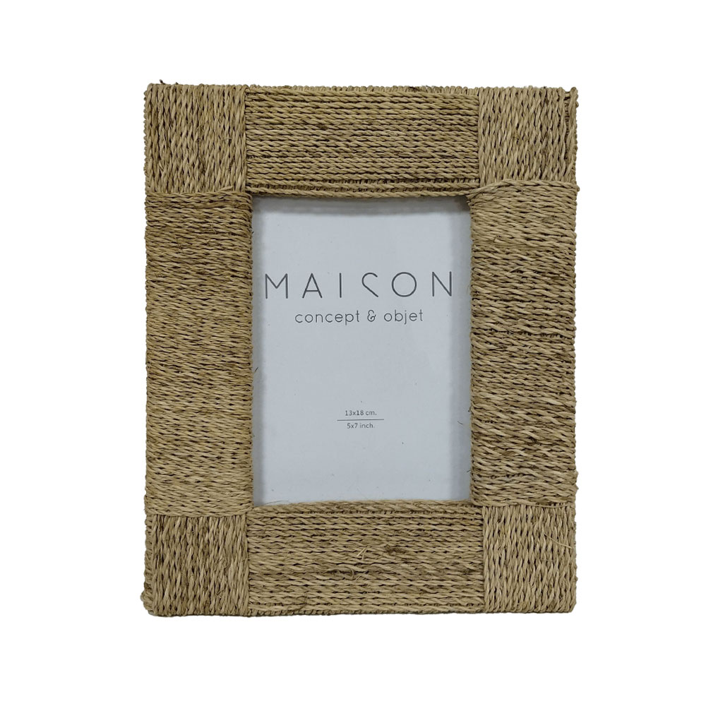 032637-1S7fm-first-_1 MOSI ΚΟΡΝΙΖΑ 28x23x3cm SEAGRASS ΦΥΣΙΚΟ ΓΥΑΛΙ 032637 - Image 1