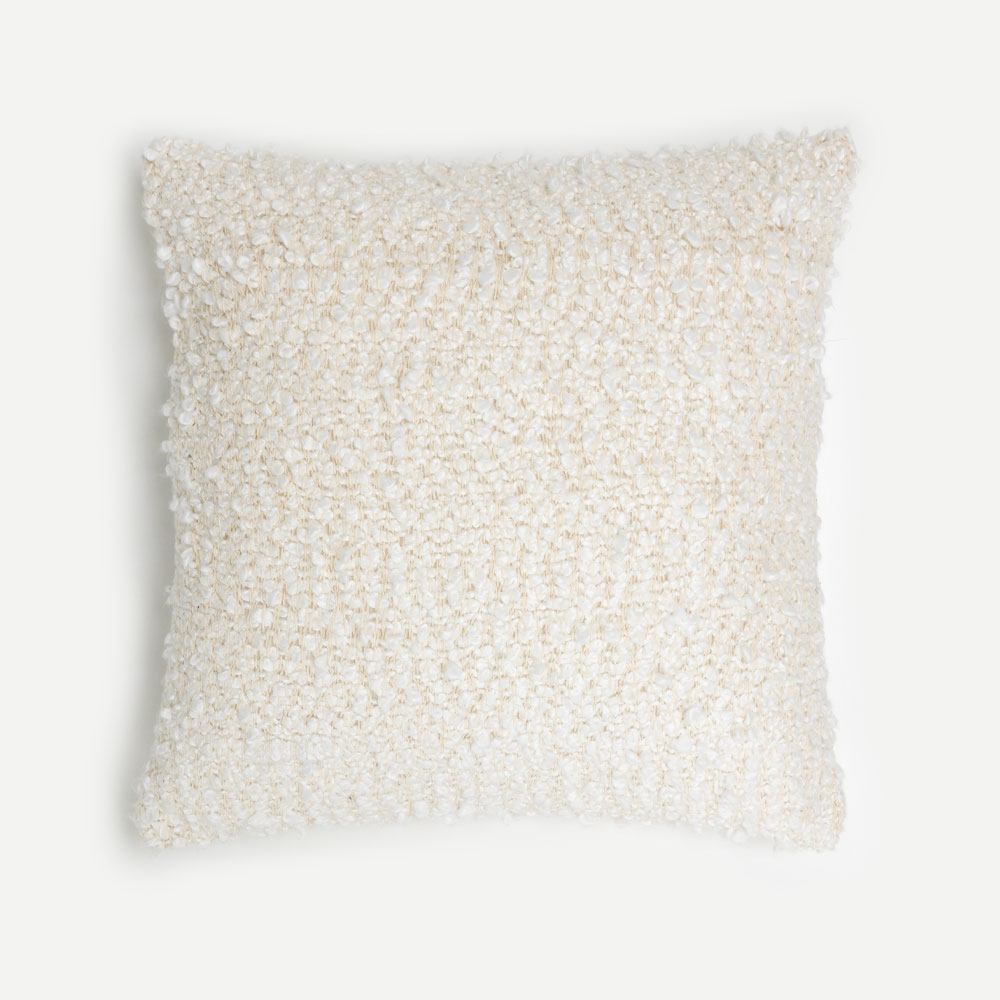 032794-9KazE-first-_1 SIMPUL ΔΙΑΚΟΣΜΗΤΙΚΟ ΜΑΞΙΛΑΡΙ 45x45cm ΥΦΑΣΜΑ ΛΕΥΚΟ POLYESTER 032794 - Image 1
