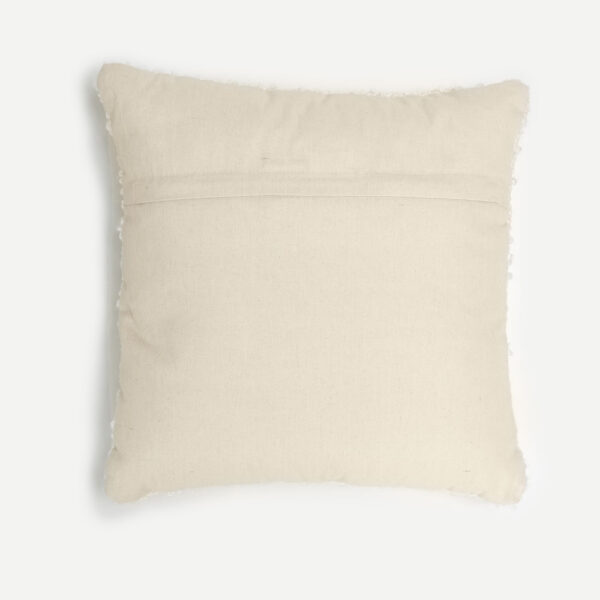 SIMPUL ΔΙΑΚΟΣΜΗΤΙΚΟ ΜΑΞΙΛΑΡΙ 45x45cm ΥΦΑΣΜΑ ΛΕΥΚΟ POLYESTER 032794 - Image 2