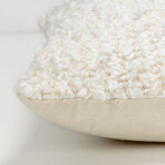 SIMPUL ΔΙΑΚΟΣΜΗΤΙΚΟ ΜΑΞΙΛΑΡΙ 45x45cm ΥΦΑΣΜΑ ΛΕΥΚΟ POLYESTER 032794 - Image 3