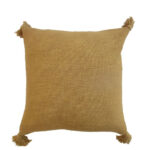 NIHAL ΔΙΑΚΟΣΜΗΤΙΚΟ ΜΑΞΙΛΑΡΙ 45x45cm ΥΦΑΣΜΑ ΜΟΥΣΤΑΡΔΙ POLYESTER 032819