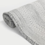 VISHAL ΧΑΛΙ ΕΞΩΤΕΡΙΚΟΥ ΧΩΡΟΥ 200x150cm PP ΓΚΡΙ ΛΕΥΚΟ 032837