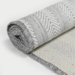 VISHAL ΧΑΛΙ ΕΞΩΤΕΡΙΚΟΥ ΧΩΡΟΥ 200x150cm PP ΓΚΡΙ ΛΕΥΚΟ 032837 - Image 2