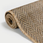 IKAN ΧΑΛΙ ΕΞΩΤΕΡΙΚΟΥ ΧΩΡΟΥ 200x150cm PP ΜΠΕΖ ΚΑΦΕ 032841