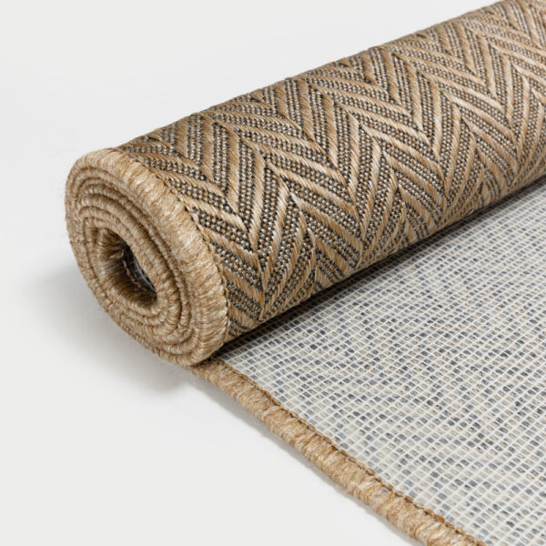 IKAN ΧΑΛΙ ΕΞΩΤΕΡΙΚΟΥ ΧΩΡΟΥ 200x150cm PP ΜΠΕΖ ΚΑΦΕ 032841 - Image 2