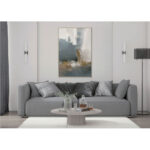 GENESA ΠΙΝΑΚΑΣ ΔΙΑΚΟΣΜΗΤΙΚΟΣ ΜΕ ΚΟΡΝΙΖΑ 80x120x4cm ΚΑΜΒΑΣ ΠΟΛΥΧΡΩΜΟ PS 033040 - Image 2