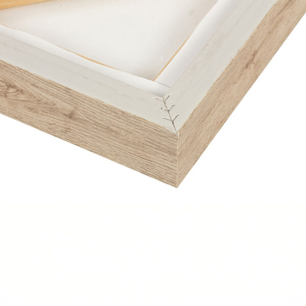 MEADOW A ΠΙΝΑΚΑΣ ΔΙΑΚΟΣΜΗΤΙΚΟΣ ΜΕ ΚΟΡΝΙΖΑ 60x80x4cm ΚΑΜΒΑΣ ΚΑΦΕ BEIGE ΞΥΛΟ ΦΥΣΙΚΟ 033163 - Image 4