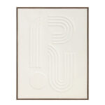 CURVA 2 ΠΙΝΑΚΑΣ ΔΙΑΚΟΣΜΗΤΙΚΟΣ ΜΕ ΚΟΡΝΙΖΑ 70x90x4cm ΚΑΜΒΑΣ BEIGE BEIGE ΞΥΛΟ ΦΥΣΙΚΟ 033167