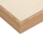 LA ROCCIA I ΠΙΝΑΚΑΣ ΔΙΑΚΟΣΜΗΤΙΚΟΣ ΜΕ ΚΟΡΝΙΖΑ 80x80x4cm ΚΑΜΒΑΣ ΚΑΦΕ BEIGE ΞΥΛΟ ΦΥΣΙΚΟ 033168 - Image 2