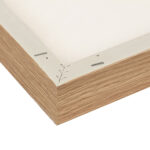 LA ROCCIA I ΠΙΝΑΚΑΣ ΔΙΑΚΟΣΜΗΤΙΚΟΣ ΜΕ ΚΟΡΝΙΖΑ 80x80x4cm ΚΑΜΒΑΣ ΚΑΦΕ BEIGE ΞΥΛΟ ΦΥΣΙΚΟ 033168 - Image 4