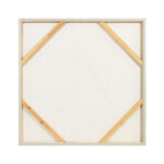 LA ROCCIA I ΠΙΝΑΚΑΣ ΔΙΑΚΟΣΜΗΤΙΚΟΣ ΜΕ ΚΟΡΝΙΖΑ 80x80x4cm ΚΑΜΒΑΣ ΚΑΦΕ BEIGE ΞΥΛΟ ΦΥΣΙΚΟ 033168 - Image 5