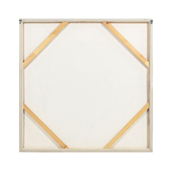 LA ROCCIA II ΠΙΝΑΚΑΣ ΔΙΑΚΟΣΜΗΤΙΚΟΣ ΜΕ ΚΟΡΝΙΖΑ 80x80x4cm ΚΑΜΒΑΣ ΚΑΦΕ BEIGE ΞΥΛΟ ΦΥΣΙΚΟ 033169 - Image 5