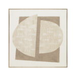 LIGHT MOUNT A ΠΙΝΑΚΑΣ ΔΙΑΚΟΣΜΗΤΙΚΟΣ ΜΕ ΚΟΡΝΙΖΑ 80x80x4cm ΚΑΜΒΑΣ BEIGE BEIGE ΞΥΛΟ ΦΥΣΙΚΟ 033171