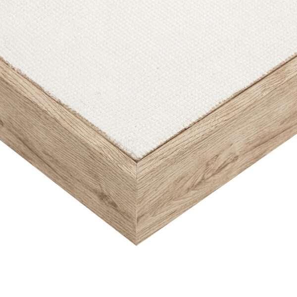 LIGHT MOUNT A ΠΙΝΑΚΑΣ ΔΙΑΚΟΣΜΗΤΙΚΟΣ ΜΕ ΚΟΡΝΙΖΑ 80x80x4cm ΚΑΜΒΑΣ BEIGE BEIGE ΞΥΛΟ ΦΥΣΙΚΟ 033171 - Image 2