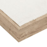 LIGHT MOUNT B ΠΙΝΑΚΑΣ ΔΙΑΚΟΣΜΗΤΙΚΟΣ ΜΕ ΚΟΡΝΙΖΑ 80x80x3.8cm ΚΑΜΒΑΣ BEIGE BEIGE ΞΥΛΟ ΦΥΣΙΚΟ 033172 - Image 2