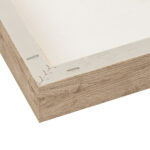 LIGHT MOUNT B ΠΙΝΑΚΑΣ ΔΙΑΚΟΣΜΗΤΙΚΟΣ ΜΕ ΚΟΡΝΙΖΑ 80x80x3.8cm ΚΑΜΒΑΣ BEIGE BEIGE ΞΥΛΟ ΦΥΣΙΚΟ 033172 - Image 4