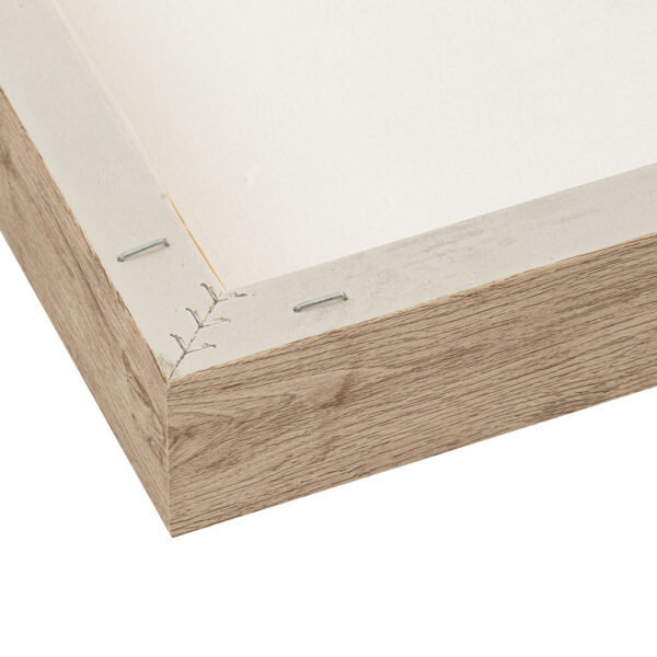 LIGHT MOUNT B ΠΙΝΑΚΑΣ ΔΙΑΚΟΣΜΗΤΙΚΟΣ ΜΕ ΚΟΡΝΙΖΑ 80x80x3.8cm ΚΑΜΒΑΣ BEIGE BEIGE ΞΥΛΟ ΦΥΣΙΚΟ 033172 - Image 4