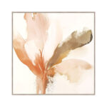 CALANDIUM.B ΠΙΝΑΚΑΣ ΔΙΑΚΟΣΜΗΤΙΚΟΣ ΜΕ ΚΟΡΝΙΖΑ 80x80x4cm ΚΑΜΒΑΣ BEIGE ΠΟΛΥΧΡΩΜΟ ΞΥΛΟ ΦΥΣΙΚΟ 033186