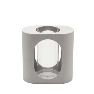 NTAF ΒΑΣΗ ΡΕΣΩ 18x10x18.3cm ΜΕΤΑΛΛΟ ΛΕΥΚΟ ΓΥΑΛΙ 033249