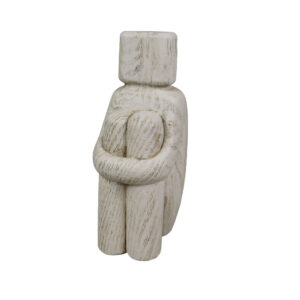 SEDUTO.I ΔΙΑΚΟΣΜΗΤΙΚΟ ΣΩΜΑ 9.5x7.5x20cm POLYRESIN ΜΠΕΖ 033284