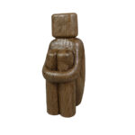 SEDUTO.II ΔΙΑΚΟΣΜΗΤΙΚΟ ΣΩΜΑ 9.5x7.5x20cm POLYRESIN ΜΠΕΖ 033285