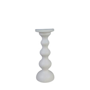 CADENA ΔΙΑΚΟΣΜΗΤΙΚΟ ΚΗΡΟΠΗΓΙΟ 11x11x29cm POLYRESIN ΛΕΥΚΟ 033297