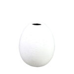 OVALADO.2 ΔΙΑΚΟΣΜΗΤΙΚΟ ΒΑΖΟ 17x17x20cm POLYRESIN ΛΕΥΚΟ 033300