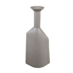 PEQUENA ΔΙΑΚΟΣΜΗΤΙΚΟ ΒΑΖΟ 16x8x37.5cm POLYRESIN ΓΚΡΙ 033302