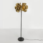 BLOSSOM ΦΩΤΙΣΤΙΚΟ ΕΠΙΔΑΠΕΔΙΟ 49x49x149cm ΜΕΤΑΛΛΟ BROWN GOLD ΜΑΥΡΟ 033309